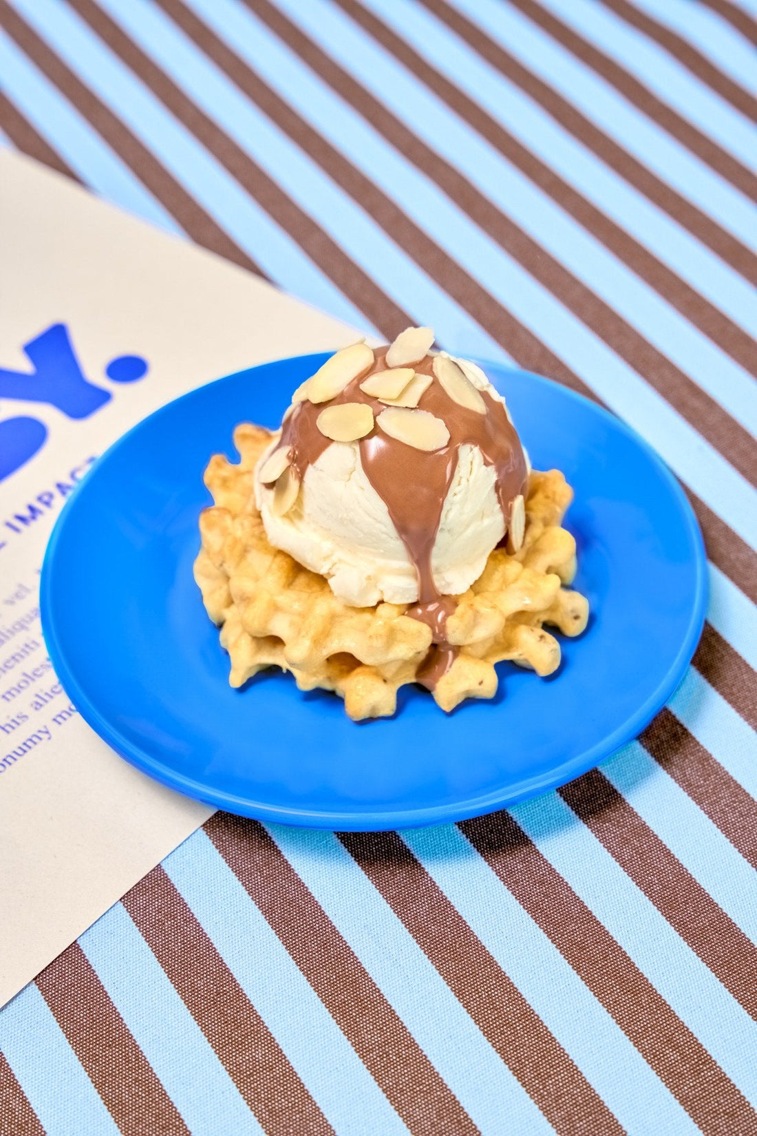 Rootsy Waffle Sundae