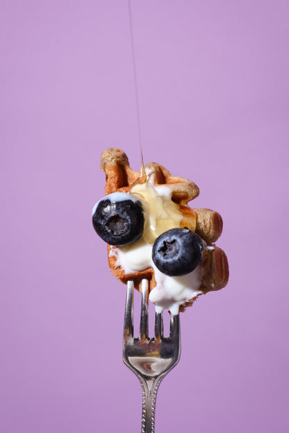 Blueberry Protein Cassava Waffle